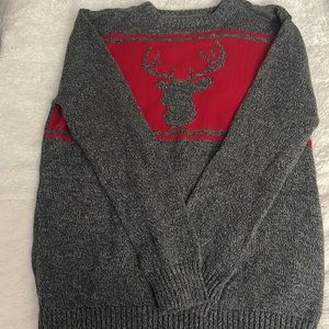Girls/Boy Size XL 16 Reindeer Sweater